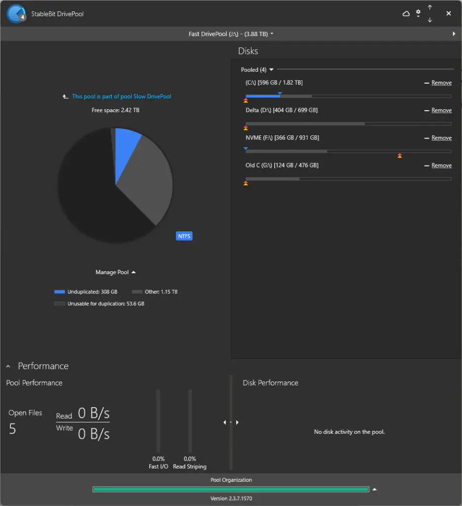 DrivePool UI